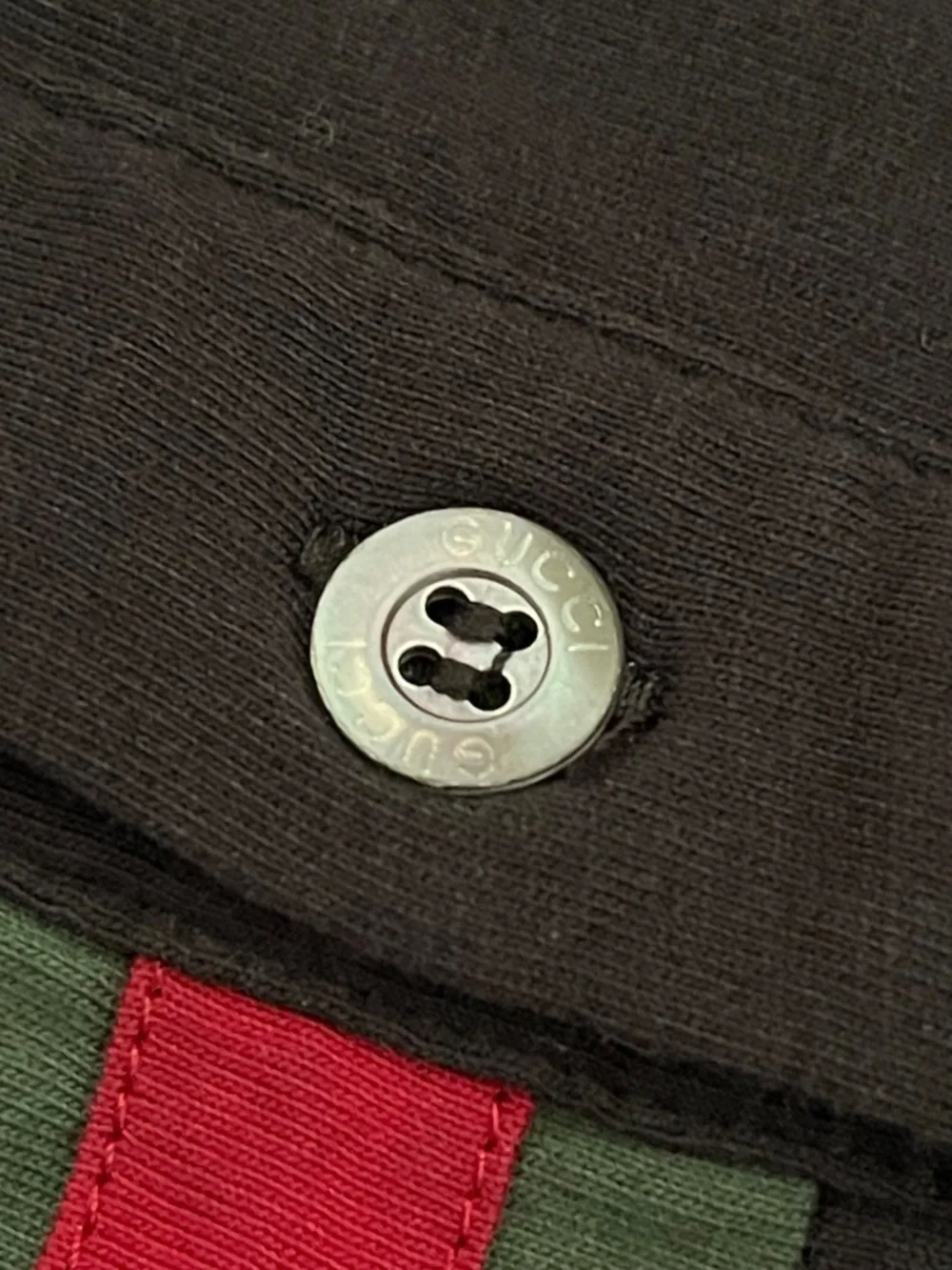 Gucci Web Stripe Polo Shirt - EUC